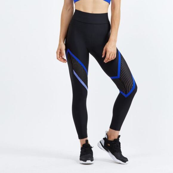 Prabal Gurung Colorblock Mesh Leggings Medium - Picture 1 of 5